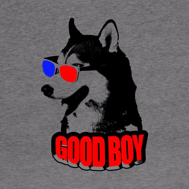 Dog lovers tshirt goodboy by Studio Paman